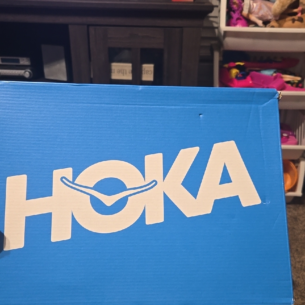 HOKA Blue Track Shoes